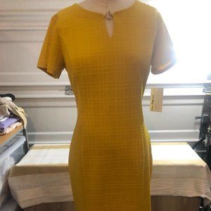 Fall Mustard dress